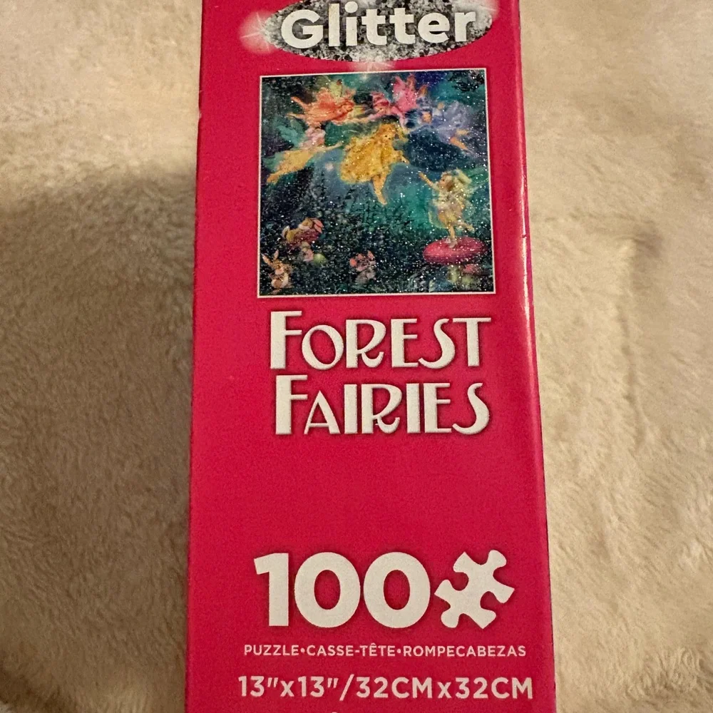 Forest Fairies Glitter Puzzle - 100 Pieces